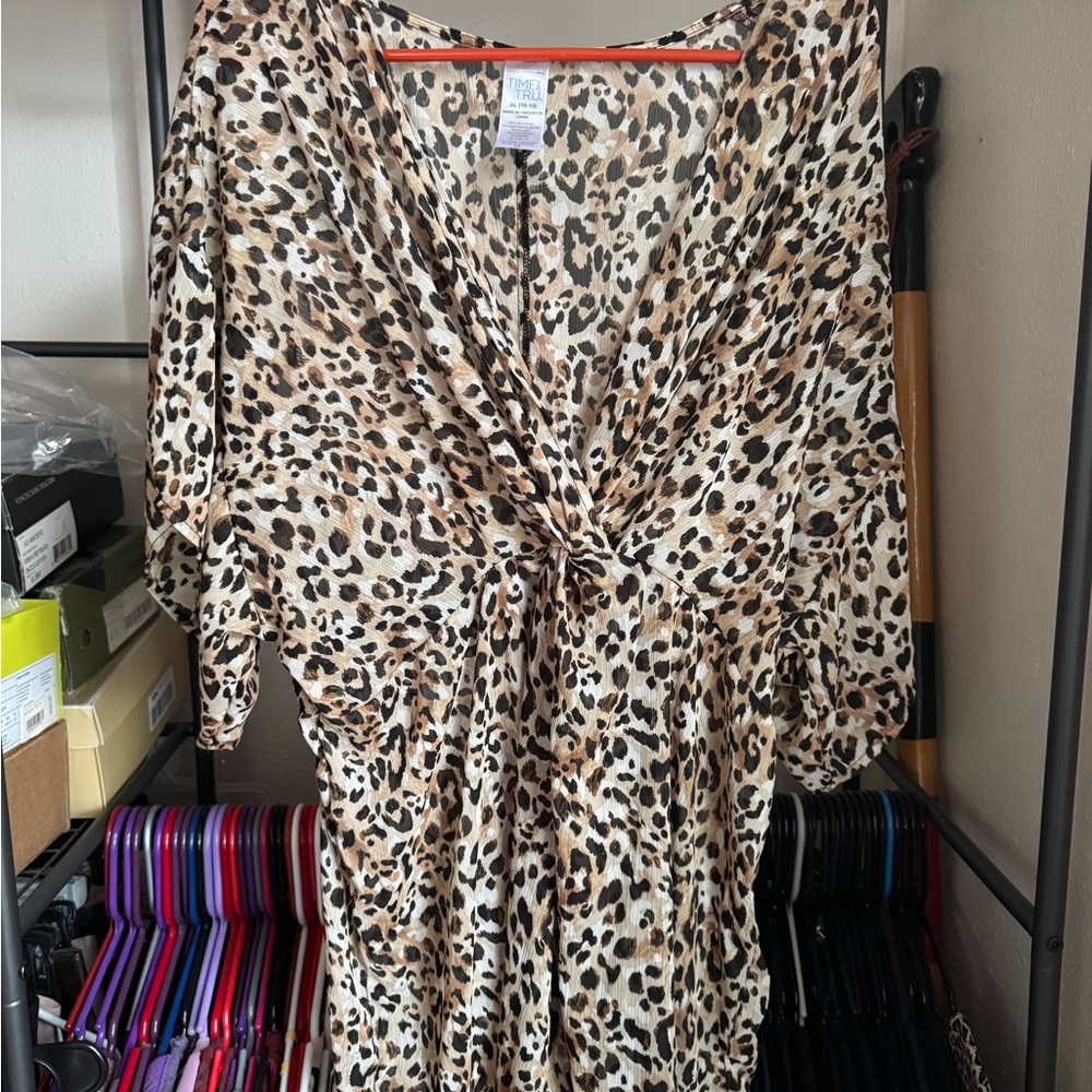 Leopard Print Tunic/Dress